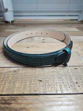 Redvanly Vera Pelle Belt Emerald Green Size 110CM or 38-40